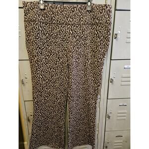 Terra & Sky Women's Stretchy Pull on Pants Wide Flare Leg - Size 2X (20-22)
